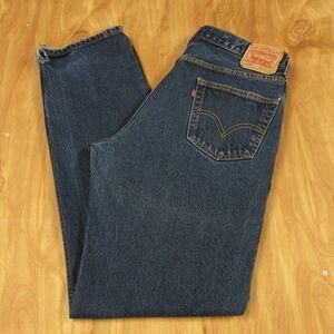 LEVI'S 550 Relaxed Fit Jeans Mens 36x36 Slightly Baggy Y2K VINTAGE Blue Denim 3